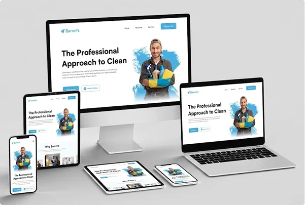 Cleaning Home Services Website Design