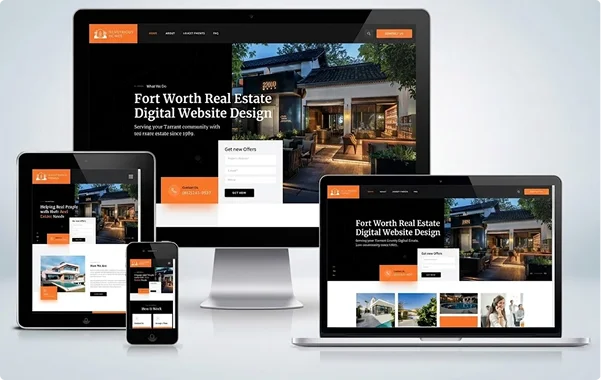 real estate web design in Fort Worth Tx