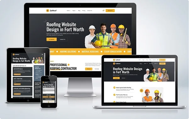 Roofing Website Design in Fort Worth